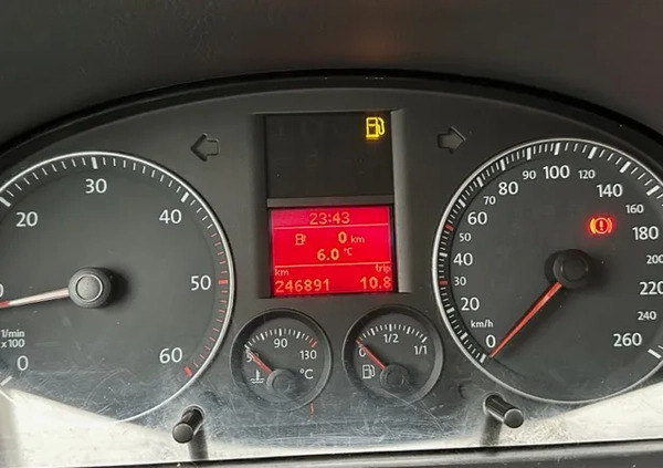 Volkswagen Touran cena 15999 przebieg: 246891, rok produkcji 2005 z Siedlce małe 92